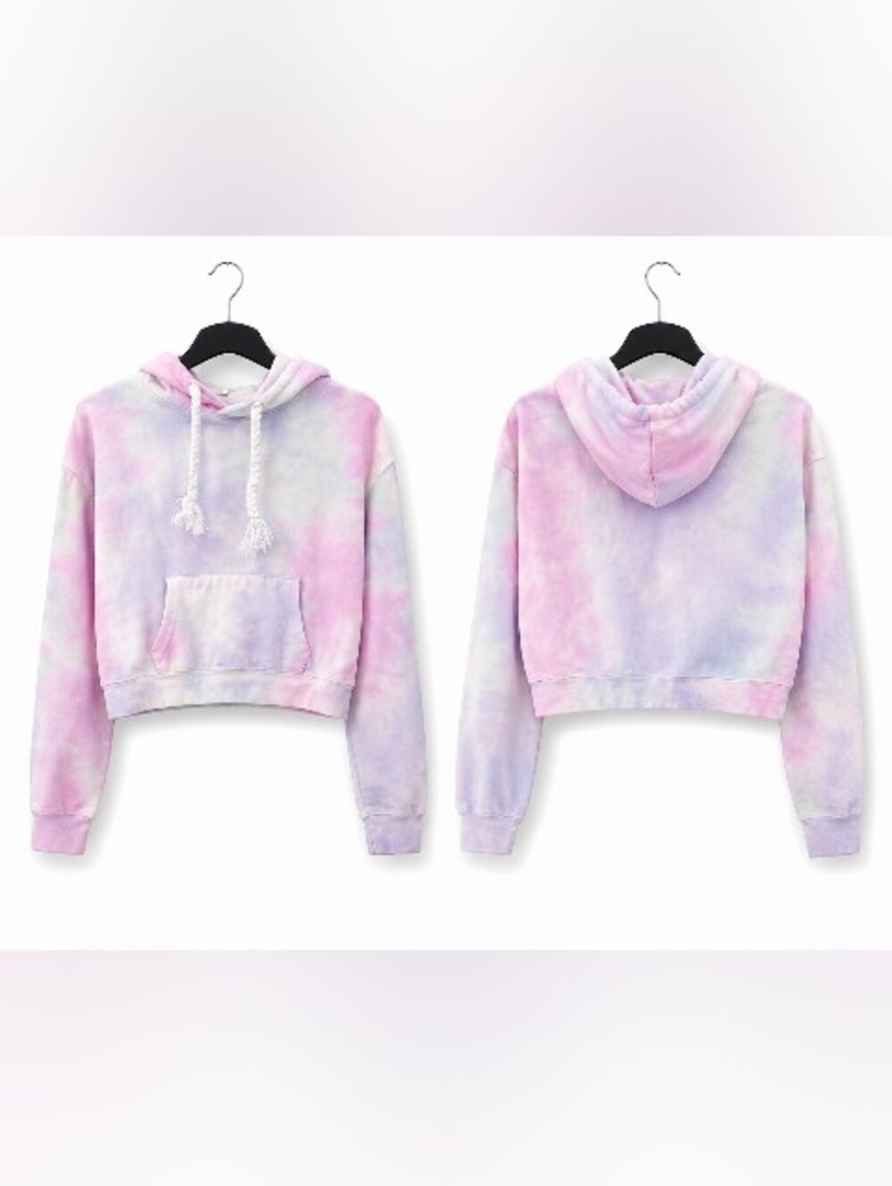 Pastel Tie-Dye Kids Hoodie Size Medium By Dreamsicles